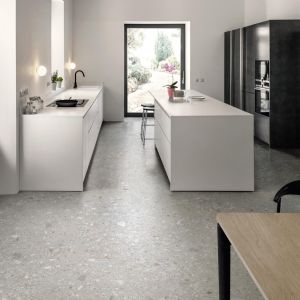 Marazzi Color White (Küche), Fußboden Ceppo Grey