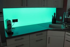 LED Paneel - türkis