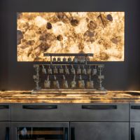 Prexury Smoky Quarz - mit Beleutung