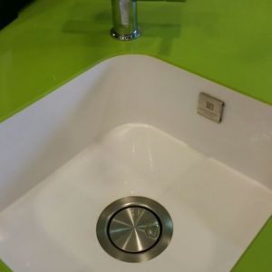 Arbeitsplatte Verde Fun - Becken Blanco Zeus